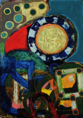 Spiegelend landschap